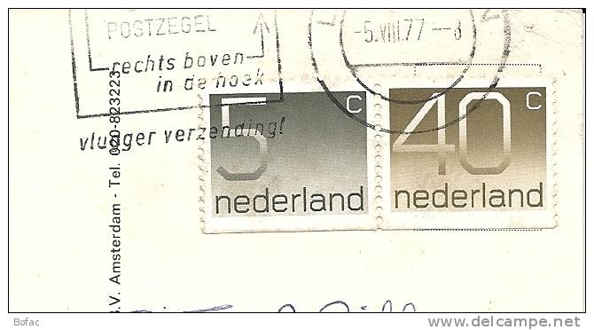 PAYS BAS   Groeten Van  Ameland     "2 Scans" - Ameland