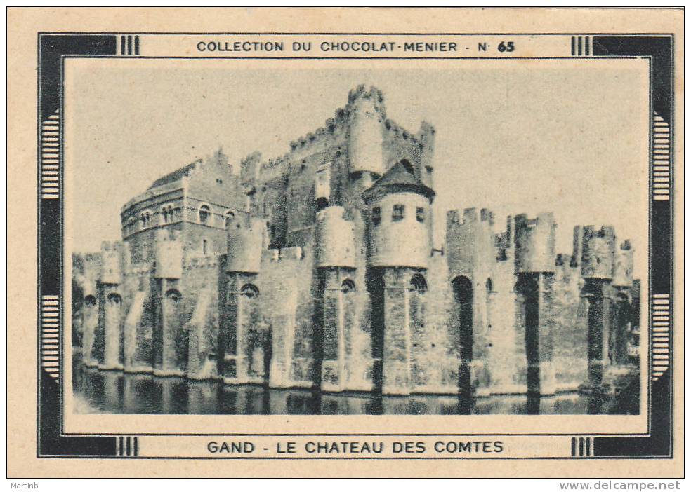 CHROMO  Image Chocolat MENIER   GAND  Chateau Des Comtes N° 65 - Menier