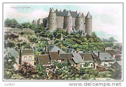 712-France 37-Chateau De Luynes-Dessin Colorise-Ed ND Ref 10 - Luynes