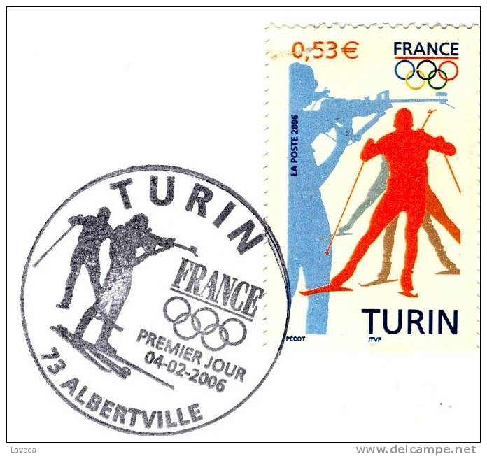 F. D. C. De FRANCE - J. O. TURIN 2006 - Hiver 2006: Torino