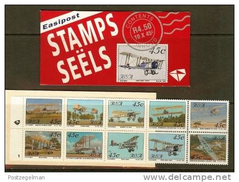 RSA 1993 MNH Stamps Aeroplanes In 5 Different Booklets 865-889 - Airplanes