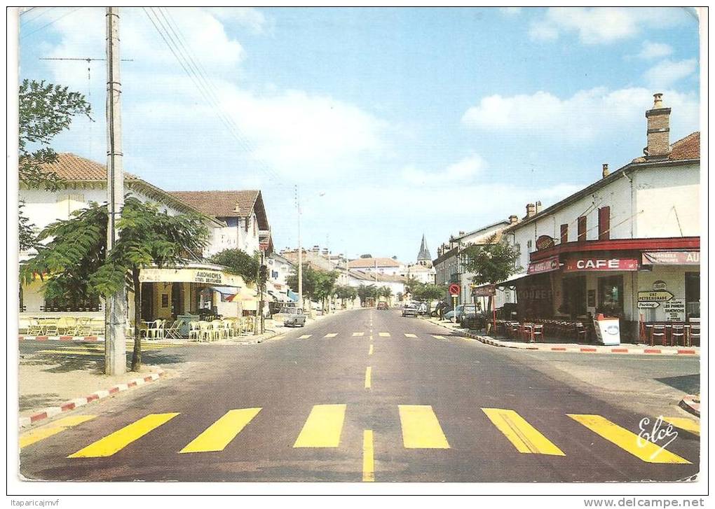 Landes :  SAINT  VINCENT  De  TYROSSe  ;  La  Route  Nationale  1969 - Saint Vincent De Tyrosse