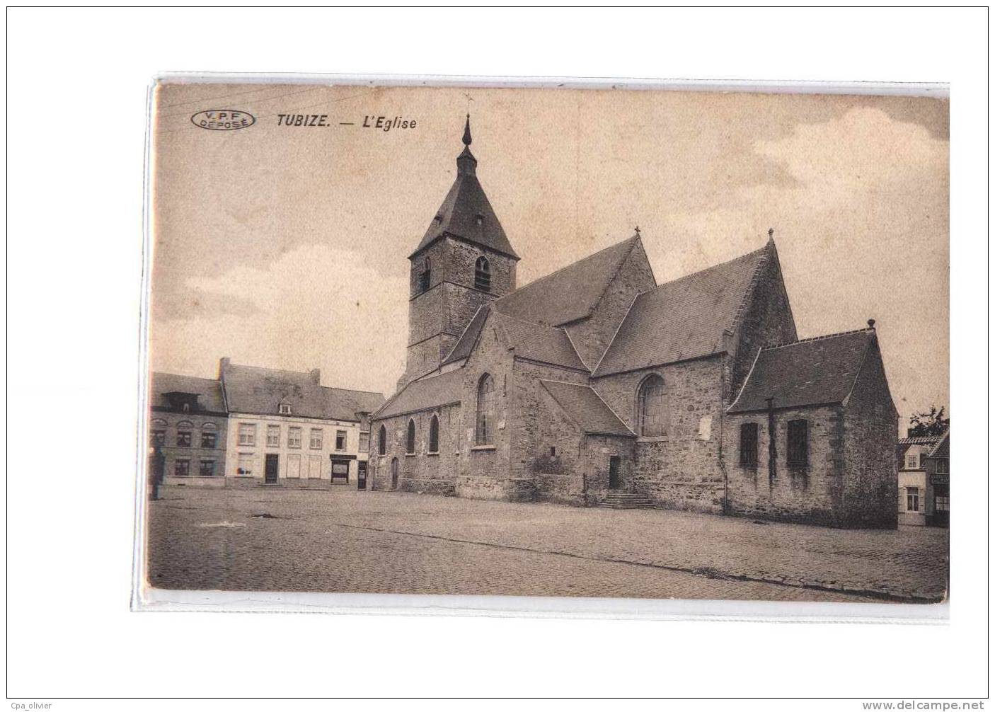 BELGIQUE Tubize, Eglise, Ed VPF, 191? - Tubize