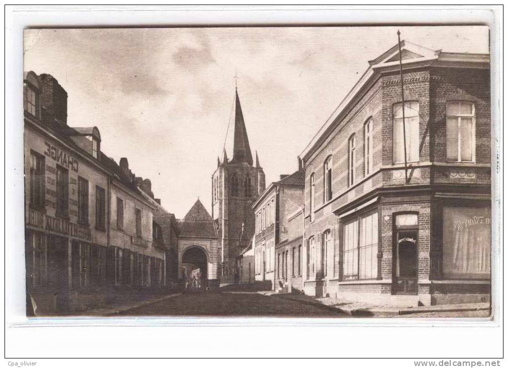 BEL WARNETON Carte Photo, Rue, Change Tillieux, Belgique, Phototypie Belge à Bruxelles, 191? - Comines-Warneton - Komen-Waasten