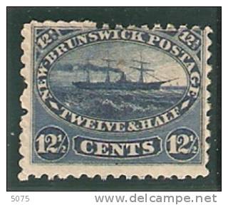 1860-63  12 1/2 Cents Bleu Neuf Sans Charniere - Unused Stamps