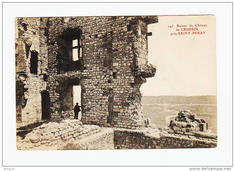 07 Ruines Du Château De Crussol Près Saint-Péray Ardèche - Saint Péray