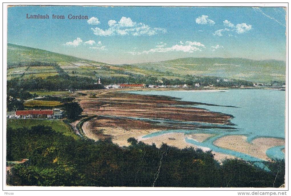 UK1199   LAMLASH : From Cordon - Ayrshire