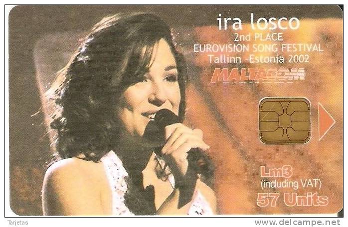 Nº233  TARJETA DE MALTA  DE IRA LOSCO - Malte