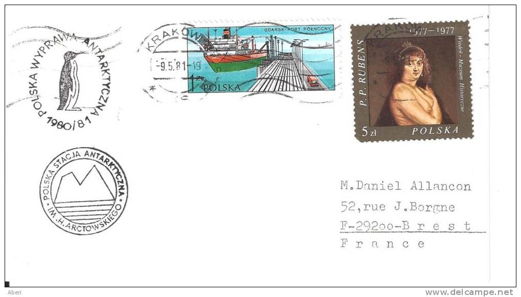 7049 POLSKA ANTARTICA - 1980-81 - Antarctic Expeditions