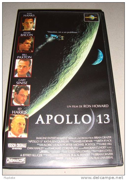 Vhs Pal Apollo 13 Ron Howard 1995 Version Originale Sous-titrée Français - Sciences-Fictions Et Fantaisie