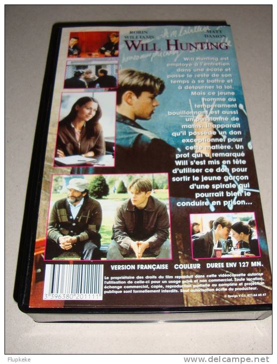 Vhs Pal Will Hunting Good Will Hunting Gus Van Sant 1998 Version Française - Fantasía