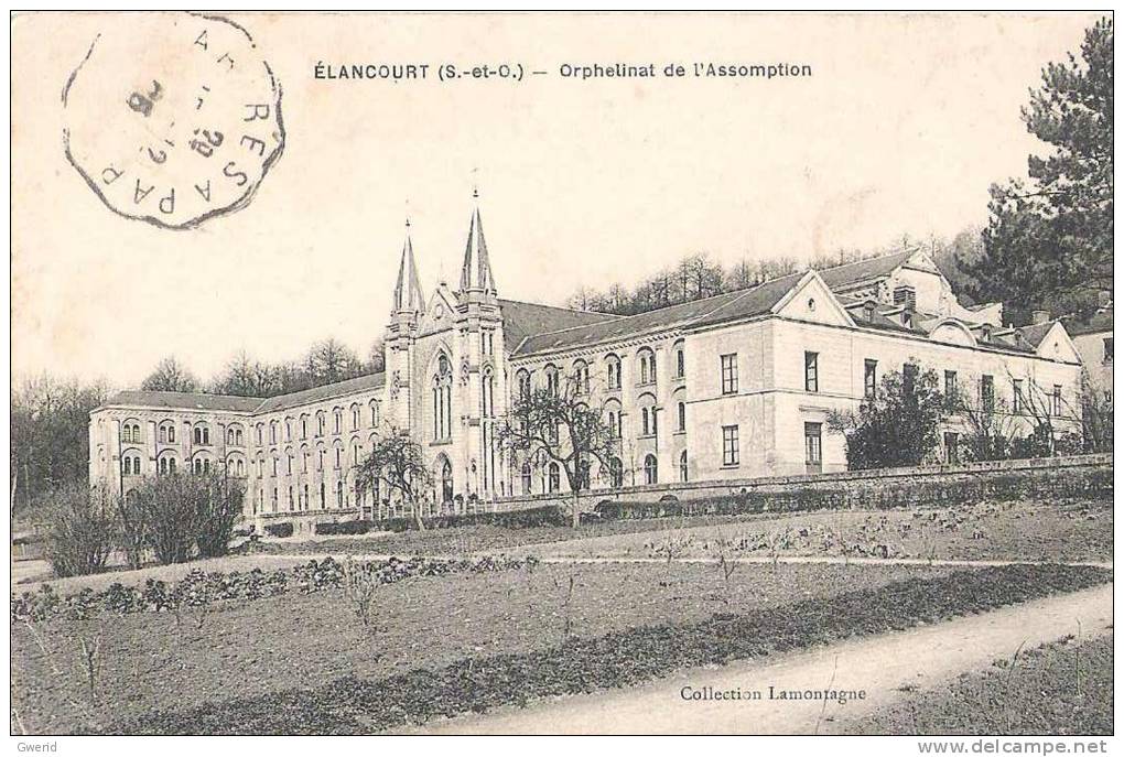 78 CARTE POSTALE - ELANCOURT - ORPHELINAT DE L´ASSOMPTION - Elancourt