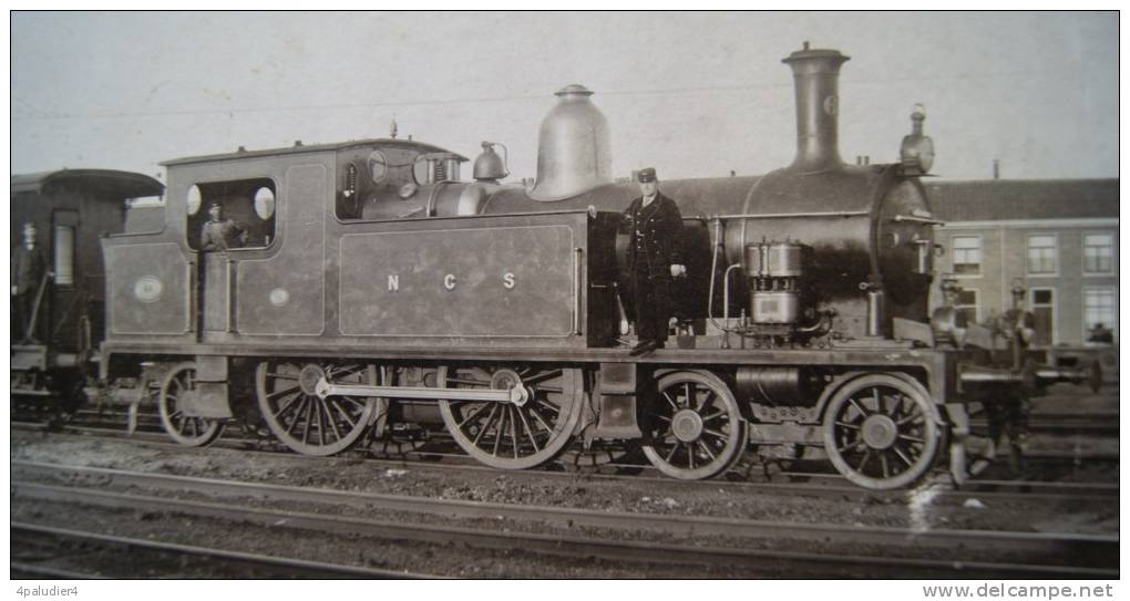 Photo Très Grand Format Les Pays-Bas Utrecht TRAIN NCS Phot. JOCHMANN 1903 Chemins De Fer - Trains