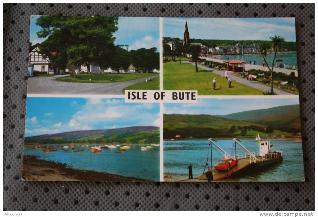 CPSM : ISLE OF BUTE ROTHESAY ESPLANADE  1972 ROYAUME UNI GREAT BRITAIN UK MULTI VUES - Bute