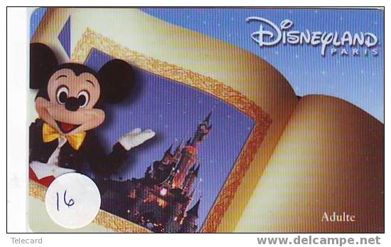 Walt Disney FRANKRIJK Op Passeport Pasport Toegangspas (16) - Disney