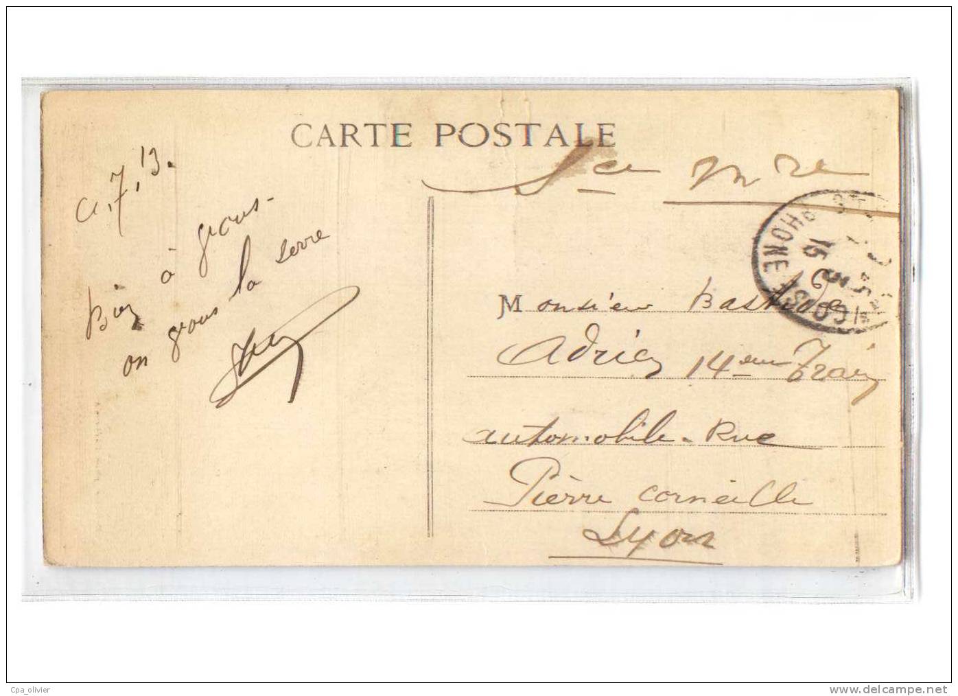 69 ST SYMPHORIEN SUR COISE Porte De Riverie, Ancienne Ville Murée, Ed Delorme, 1915 - Saint-Symphorien-sur-Coise