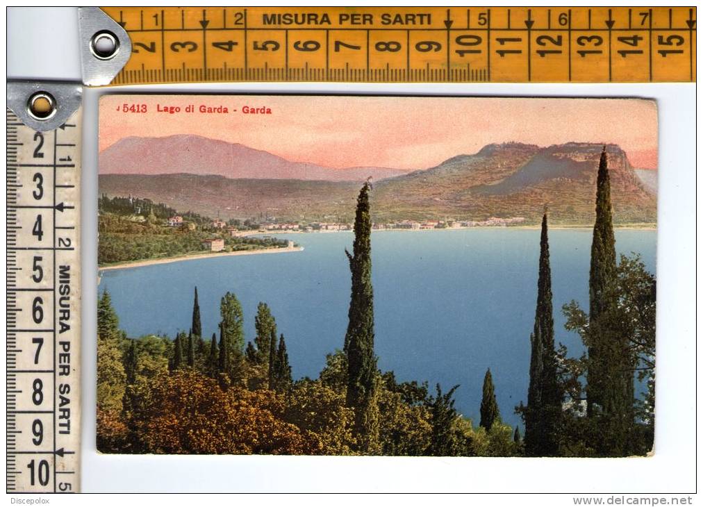 E296 Garda (Verona) - Lago Di Garda - Old Mini Card / Non Viaggiata - Altri & Non Classificati