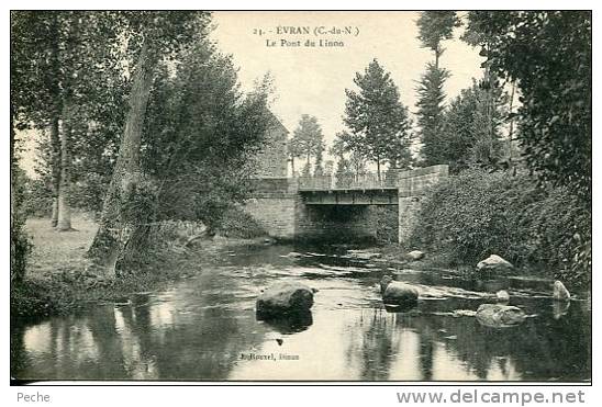 N°14488 -cpa Evran -le Pont Du Linon- - Evran