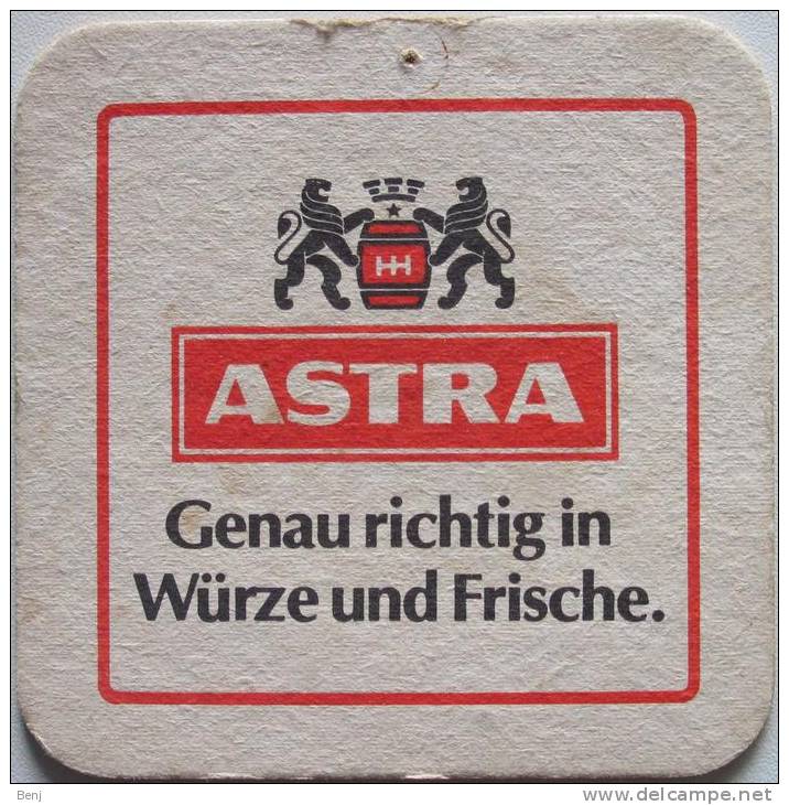 Sous-bock Bierdeckel Bierviltje Coaster ASTRA Genau Richtig In Würze Und Frische (RA) - Sous-bocks