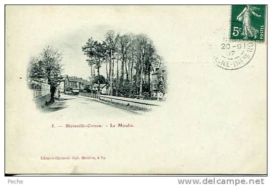 N°14503 -cpa Blainville Crevon (76) -le Moulin- - Molinos De Agua