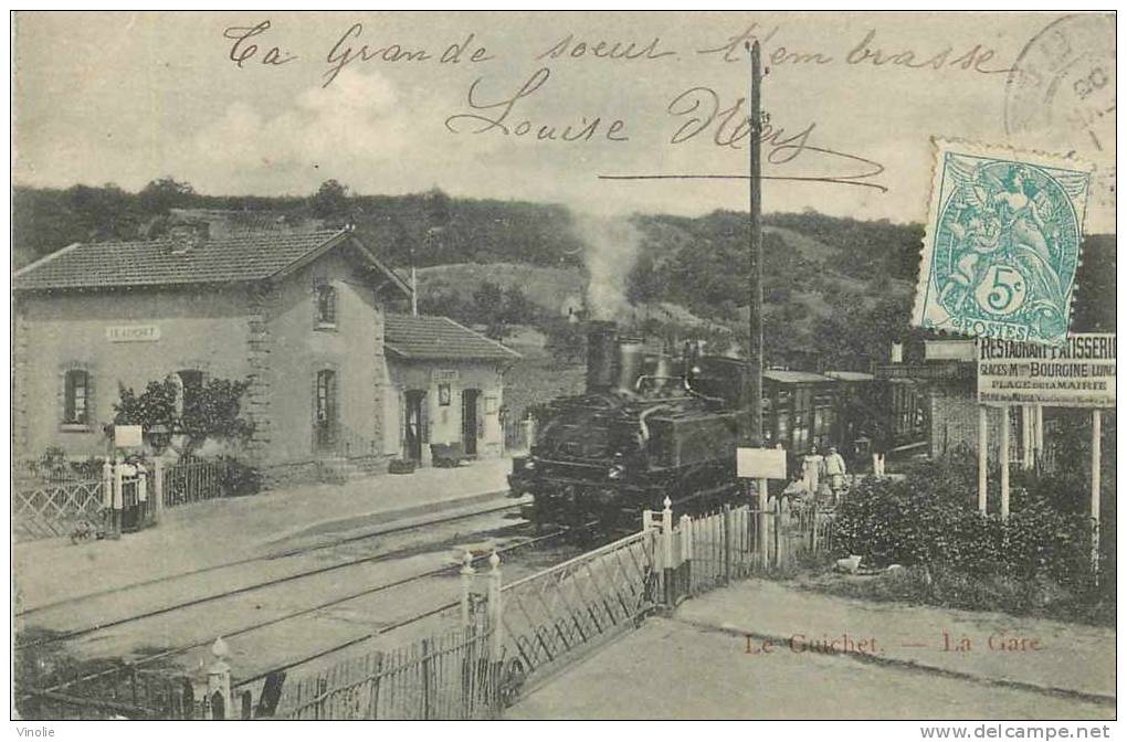 Essonne-réf D 91-94 : Le Guichet    :   La Gare - Autres & Non Classés