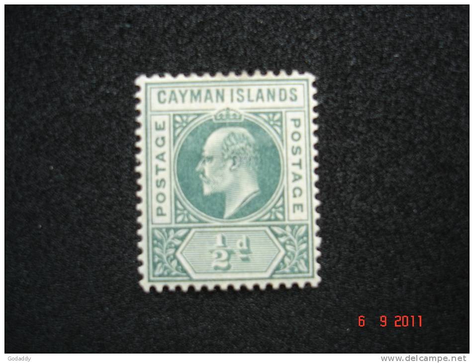 Cayman Islands 1905 K.Edward VII 1/2d  SG 8   MH - Cayman Islands