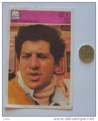 JODY SCHECKTER - South Africa ( Yugoslavia Vintage Card Svijet Sporta ) F1 Formula 1 F-1 Car Racing Automobile - Automobile - F1