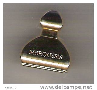 Pin's PARFUM MAROUSSIA Doré - Parfums