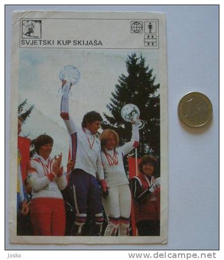 SKIING -  World Cup  ( Yugoslavia - Vintage Card World Of Sports ) Esqui Ski Sport Sci - Wintersport