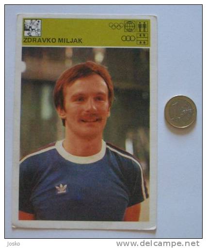 HANDBALL - Zdravko Miljak  ( Yougoslavie - Vintage Card World Of Sports ) Hand-ball Balonmano Pallamano - Handball