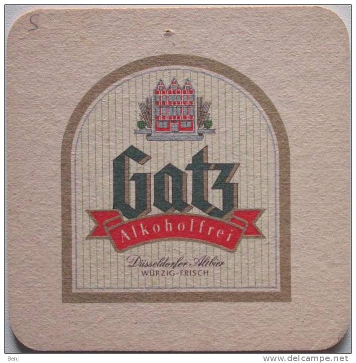 Sous-bock Bierdeckel Bierviltje Coaster GATZWEILERS Die Echte Düsseldorfer / GATZ (RA) - Sous-bocks