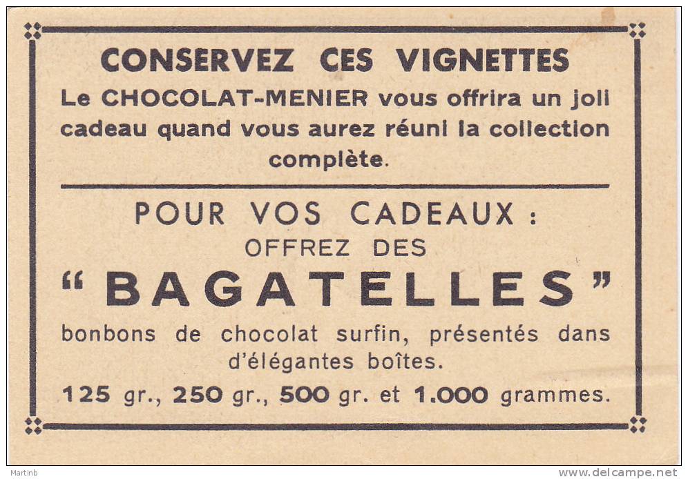 CHROMO  Image Chocolat MENIER  SUEDE  VADSTENA   Le Chateau  N° 497 - Menier