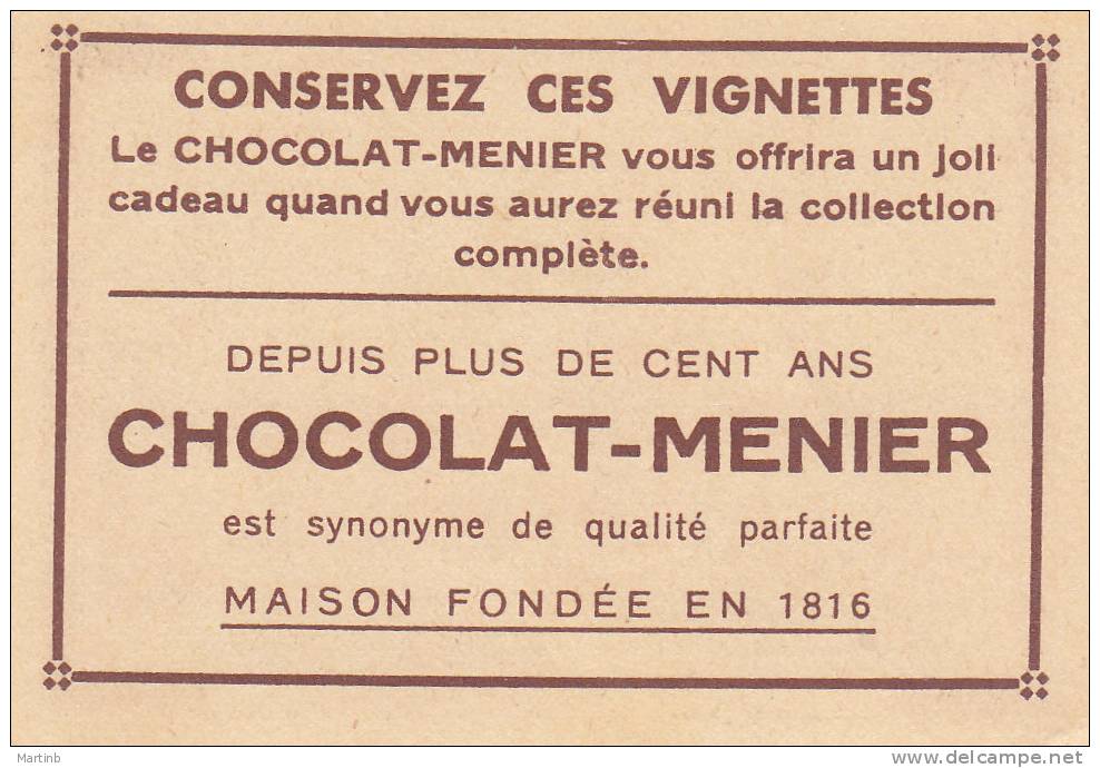 CHROMO  Image Chocolat MENIER  DANEMARK   COPENHAGUE Glyptotheque N° 506 - Menier