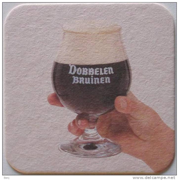 Sous-bock Bierdeckel Bierviltje Coaster DOBBELEN BRUINEN (L) - Sous-bocks