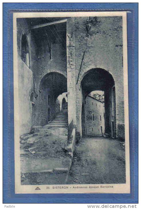 Carte Postale 04. Sisteron Andronnes époques Sarrazine Trés Beau Plan - Sisteron