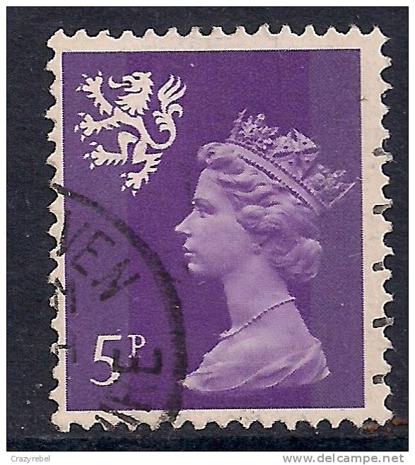 SCOTLAND GB 1971  5p MACHIN VIOLET USED SG S20 (B268) - Escocia