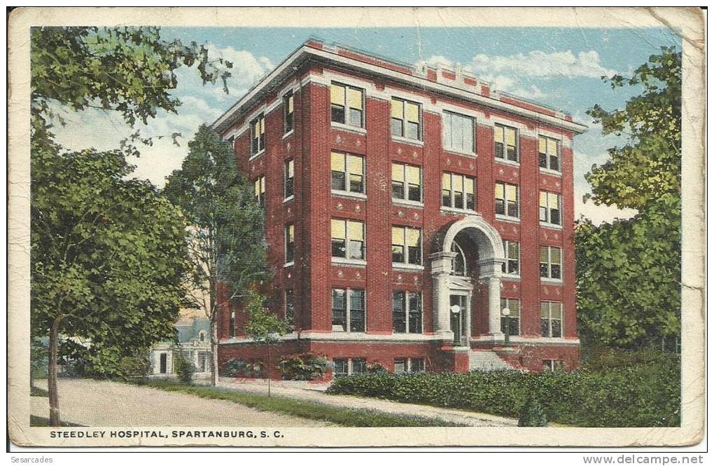 STEEDLEY HOSPITAL, SPARTANBURG, S.C. - Spartanburg