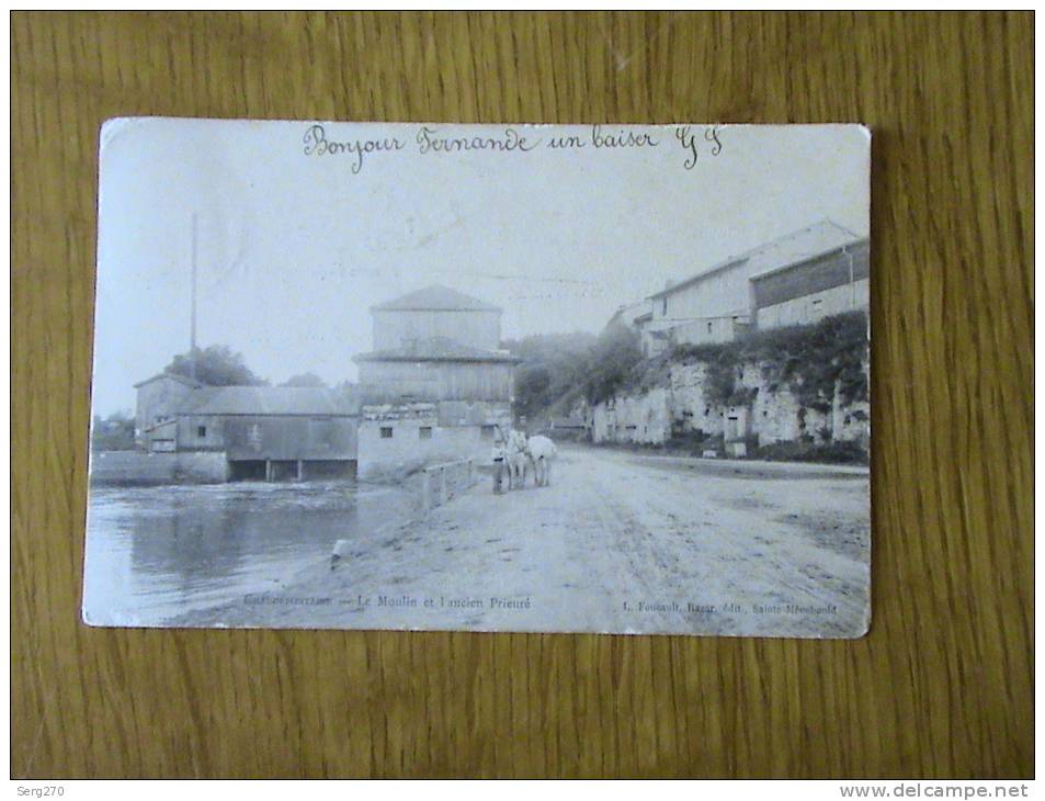 CHAUDEFONTAINE  LE MOULIN ET L ANCIEN PRIEURE - Montmirail