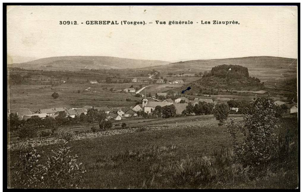 88-GERBEPAL-Vue Générale-Les Ziauprès-scan Recto/verso - Autres & Non Classés