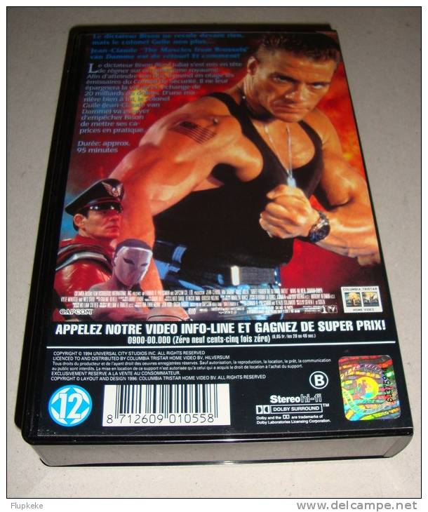 Vhs Pal Street Fighter Jean-Claude Van Damme Steven E. De Souza 1994 Version Française - Documentales