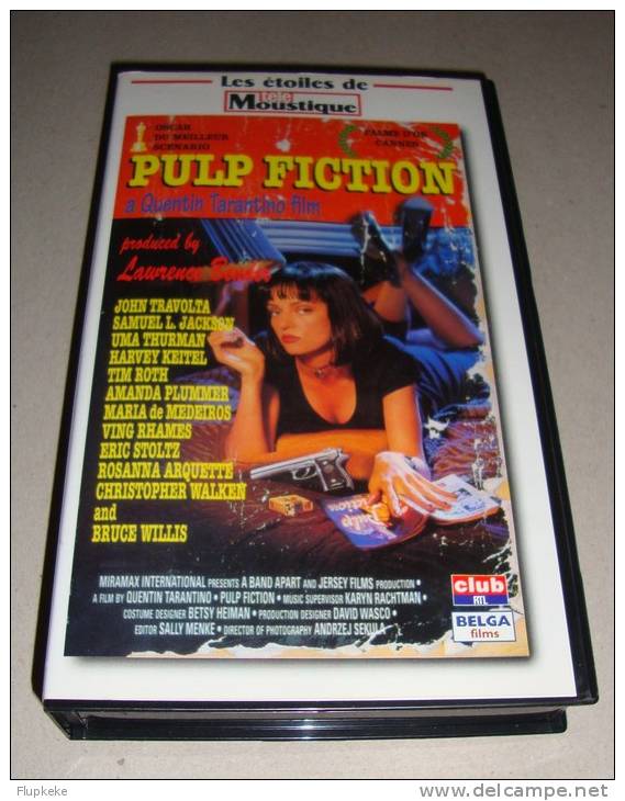 Vhs Pal Pulp Fiction Quentin Tarantino 1994 Version Française - Crime