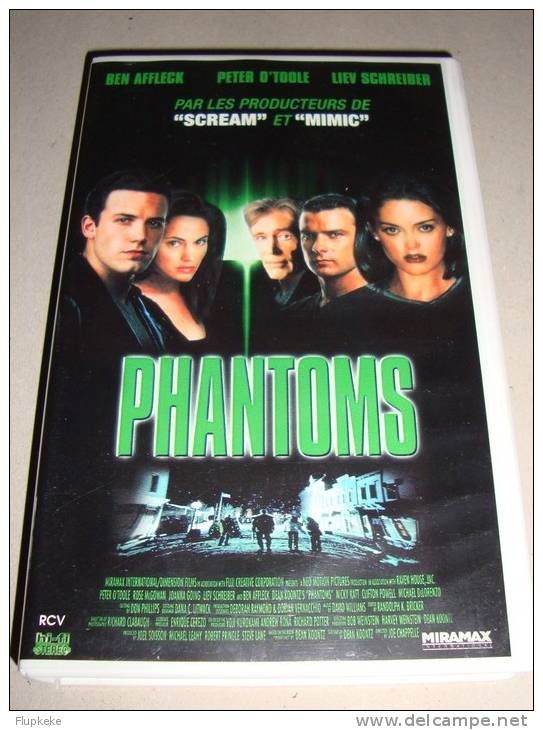 Vhs Pal Phantoms Ben Afleck Joe Chapelle 1998 Version Française - Sci-Fi, Fantasy