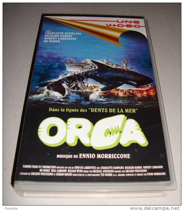 Vhs Pal Orca Richard Harris Michael Anderson 1977 Version Française - Acción, Aventura