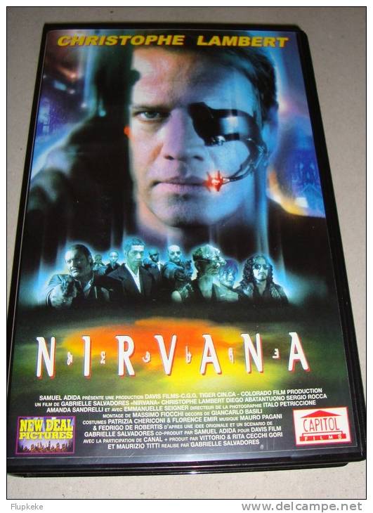 Vhs Pal Nirvana Christophe Lambert Gabriele Salvatores 1997 Version Française - Fantascienza E Fanstasy