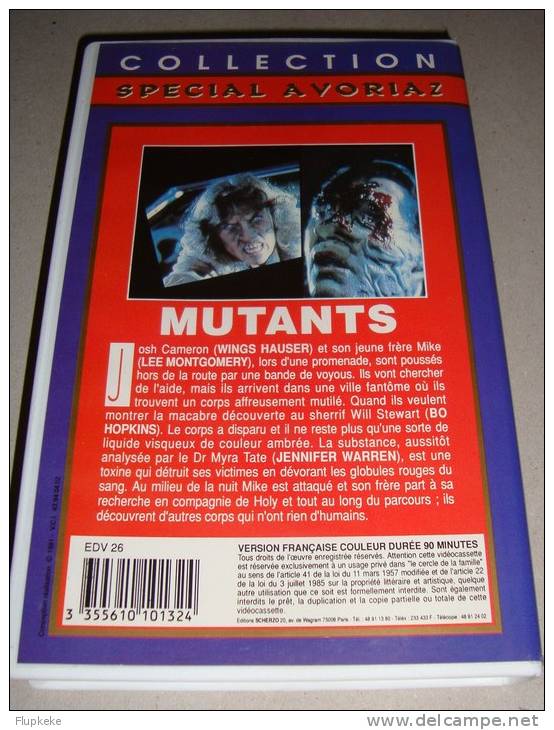 Vhs Pal Mutants Night Shadows John Bud Cardos 1984 Version Française - Horreur