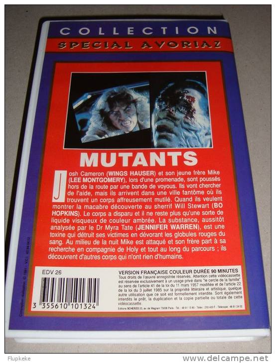 Vhs Pal Mutants Night Shadows John Bud Cardos 1984 Version Française - Horror
