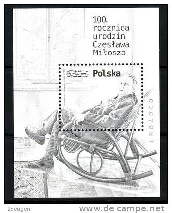 POLAND 2011 Michel No Bl 198 ND BLACKPRINT MNH - Unused Stamps