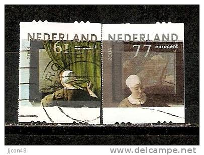 Nederland 2004  Gemalde  (o) Mi.2191-2192 - Usados