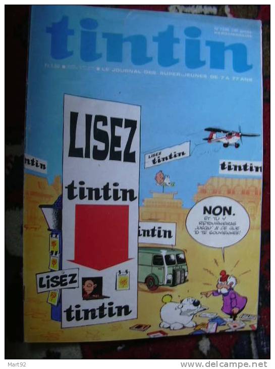 HEBDOMADAIRE TINTIN  24 EME ANNEE  NO 1246 - Tintin