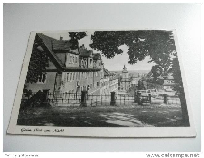 Allemagne Germania DDR Gotha Blick Zum Markt - Gotha